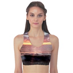 Tropical Sunset Sports Bra by StarvingArtisan