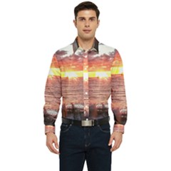 Tropical Sunset Men s Long Sleeve  Shirt by StarvingArtisan