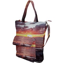 Tropical Sunset Shoulder Tote Bag by StarvingArtisan