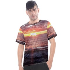 Tropical Sunset Men s Sport Top by StarvingArtisan