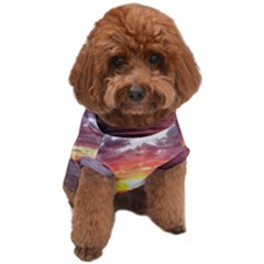 Tropical Sunset Dog T-shirt by StarvingArtisan