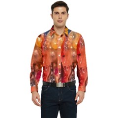 Multicolored Melted Wax Texture Men s Long Sleeve  Shirt by dflcprintsclothing