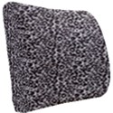 Black Cheetah Skin Seat Cushion View2