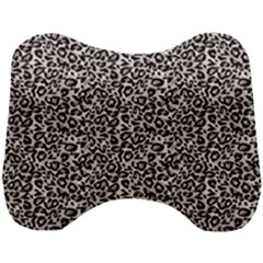 Black Cheetah Skin Head Support Cushion by Sparkle