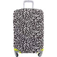 Black Cheetah Skin Luggage Cover (large) by Sparkle