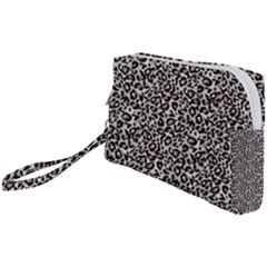 Black Cheetah Skin Wristlet Pouch Bag (small) by Sparkle