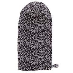 Black Cheetah Skin Microwave Oven Glove