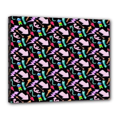 Retro Arrows Canvas 20  X 16  (stretched) by Sparkle