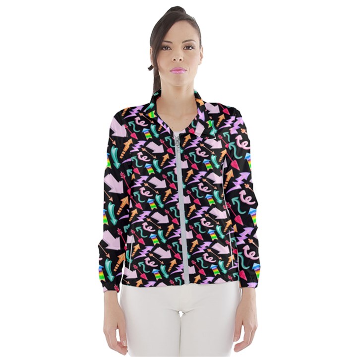 Retro Arrows Women s Windbreaker