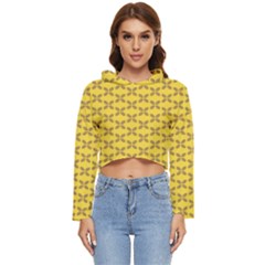 Pattern Women s Lightweight Cropped Hoodie