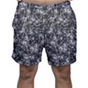 Creepy Head Mask Motif Random Pattern Men s Shorts View1