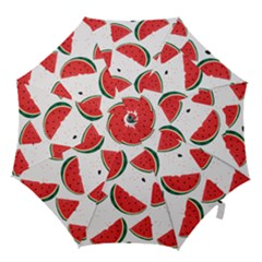 Watermelon Seamless Pattern Hook Handle Umbrellas (large)