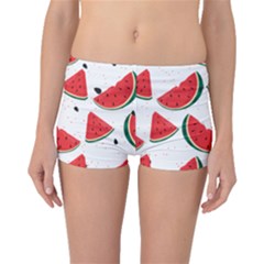 Watermelon Seamless Pattern Boyleg Bikini Bottoms