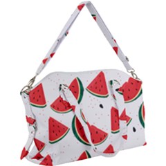 Watermelon Seamless Pattern Canvas Crossbody Bag