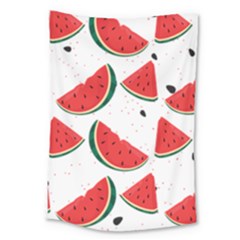 Watermelon Seamless Pattern Large Tapestry