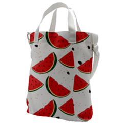 Watermelon Seamless Pattern Canvas Messenger Bag