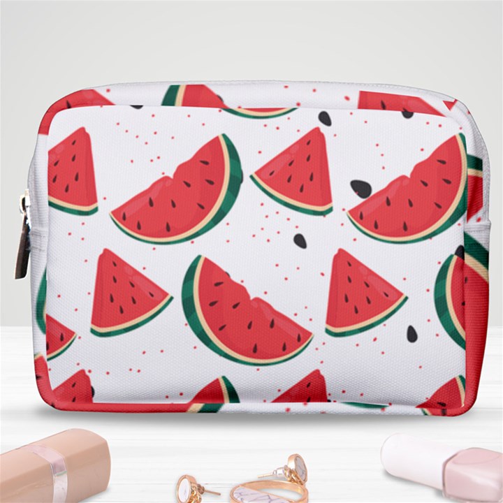 Watermelon Seamless Pattern Make Up Pouch (Medium)