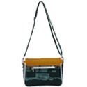 River Breakwater Sunset, Montevideo, Uruguay Shoulder Bag with Back Zipper View3