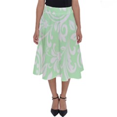 Clean Ornament Tribal Flowers  Perfect Length Midi Skirt by ConteMonfrey