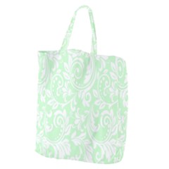 Clean Ornament Tribal Flowers  Giant Grocery Tote by ConteMonfrey