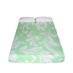 Clean Ornament Tribal Flowers  Fitted Sheet (full/ Double Size) by ConteMonfrey