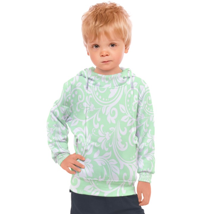 Clean Ornament Tribal Flowers  Kids  Hooded Pullover