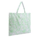 Clean Ornament Tribal Flowers  Zipper Large Tote Bag View2