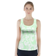 Clean Ornament Tribal Flowers  Racer Back Sports Top by ConteMonfrey