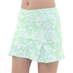 Clean Ornament Tribal Flowers  Classic Tennis Skirt by ConteMonfrey