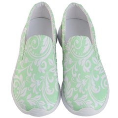 Clean Ornament Tribal Flowers  Men s Lightweight Slip Ons by ConteMonfrey