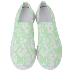 Clean Ornament Tribal Flowers  Men s Slip On Sneakers