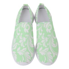 Clean Ornament Tribal Flowers  Women s Slip On Sneakers by ConteMonfrey