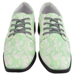 Clean Ornament Tribal Flowers  Women Heeled Oxford Shoes by ConteMonfrey