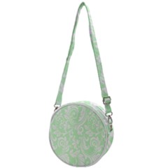 Clean Ornament Tribal Flowers  Crossbody Circle Bag by ConteMonfrey