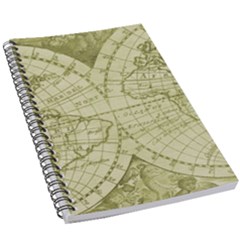 Vintage Mapa Mundi  5 5  X 8 5  Notebook by ConteMonfrey