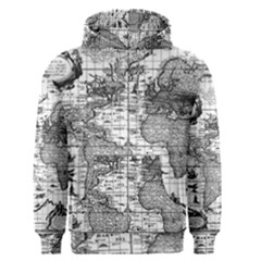 Antique Mapa Mundi Revisited Men s Core Hoodie by ConteMonfrey