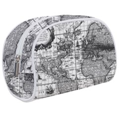 Antique Mapa Mundi Revisited Make Up Case (medium) by ConteMonfrey