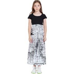 Antique Mercant Map  Kids  Flared Maxi Skirt by ConteMonfrey