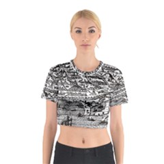 Old Civilization Cotton Crop Top by ConteMonfrey