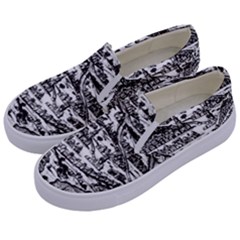 Old Civilization Kids  Canvas Slip Ons by ConteMonfrey