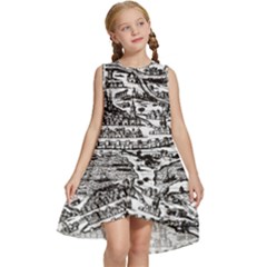 Old Civilization Kids  Frill Swing Dress by ConteMonfrey