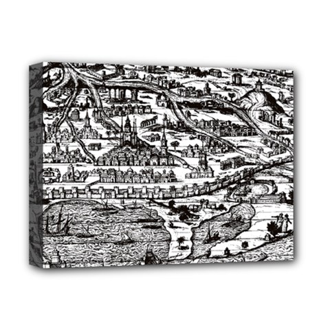 Old Civilization Deluxe Canvas 16  X 12  (stretched)  by ConteMonfrey