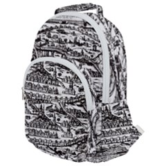 Old Civilization Rounded Multi Pocket Backpack by ConteMonfrey