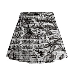 Old Civilization Mini Flare Skirt by ConteMonfrey