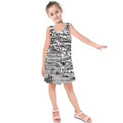 Old Civilization Kids  Sleeveless Dress by ConteMonfrey