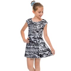 Old Civilization Kids  Cap Sleeve Dress by ConteMonfrey