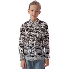 Old Civilization Kids  Long Sleeve Shirt by ConteMonfrey