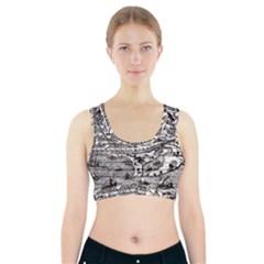 Old Civilization Sports Bra With Pocket by ConteMonfrey