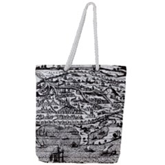 Old Civilization Full Print Rope Handle Tote (large) by ConteMonfrey