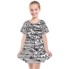 Old Civilization Kids  Smock Dress by ConteMonfrey